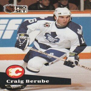 Craig Berube - 1991 Pro Set Hockey Card